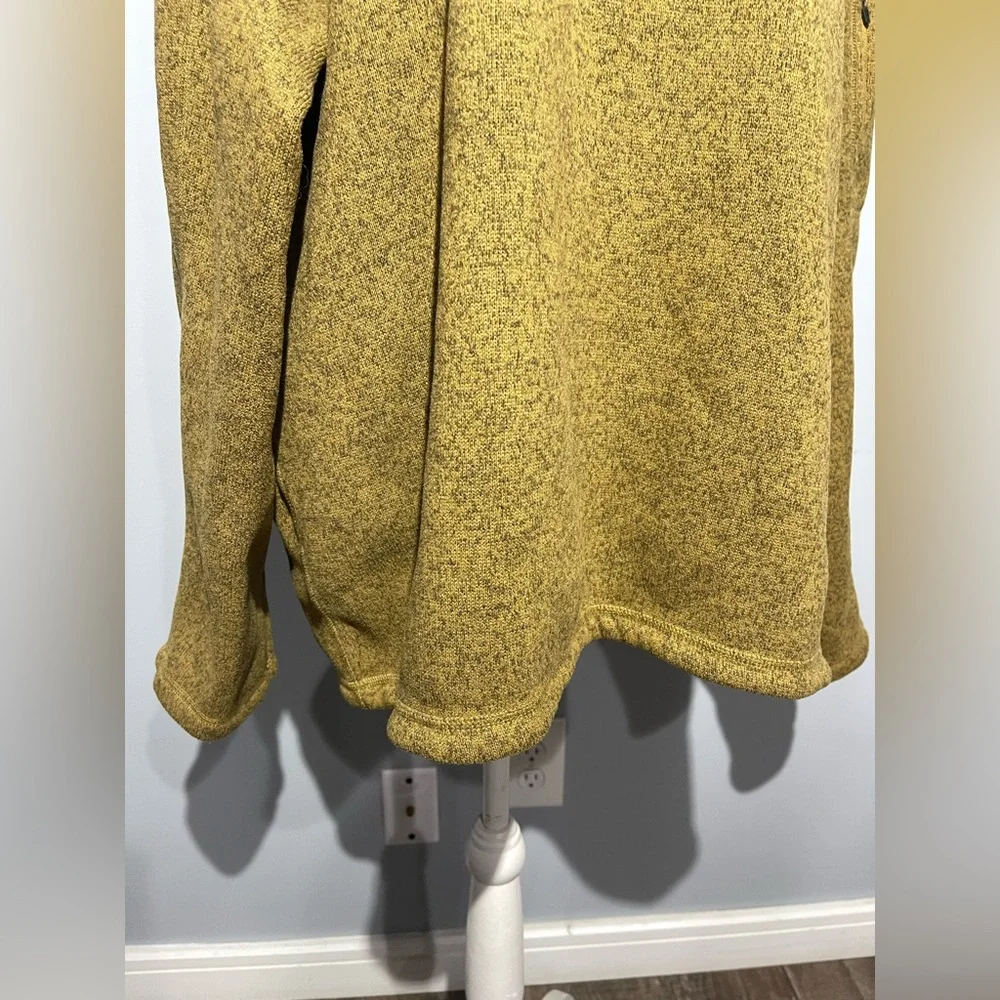 The North‎ Face Mustard Yellow Half-Zip Fleece